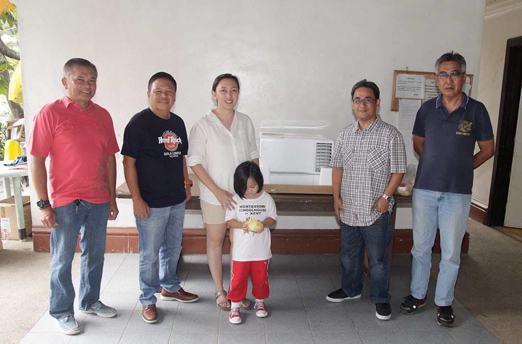 Brgy. San Isidro donates aircon to Eastville