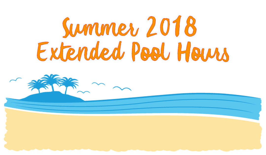 Summer 2018 pool rates and hours